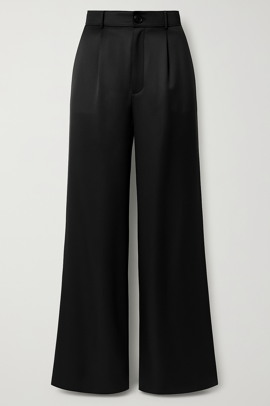 Satin wide leg trousers