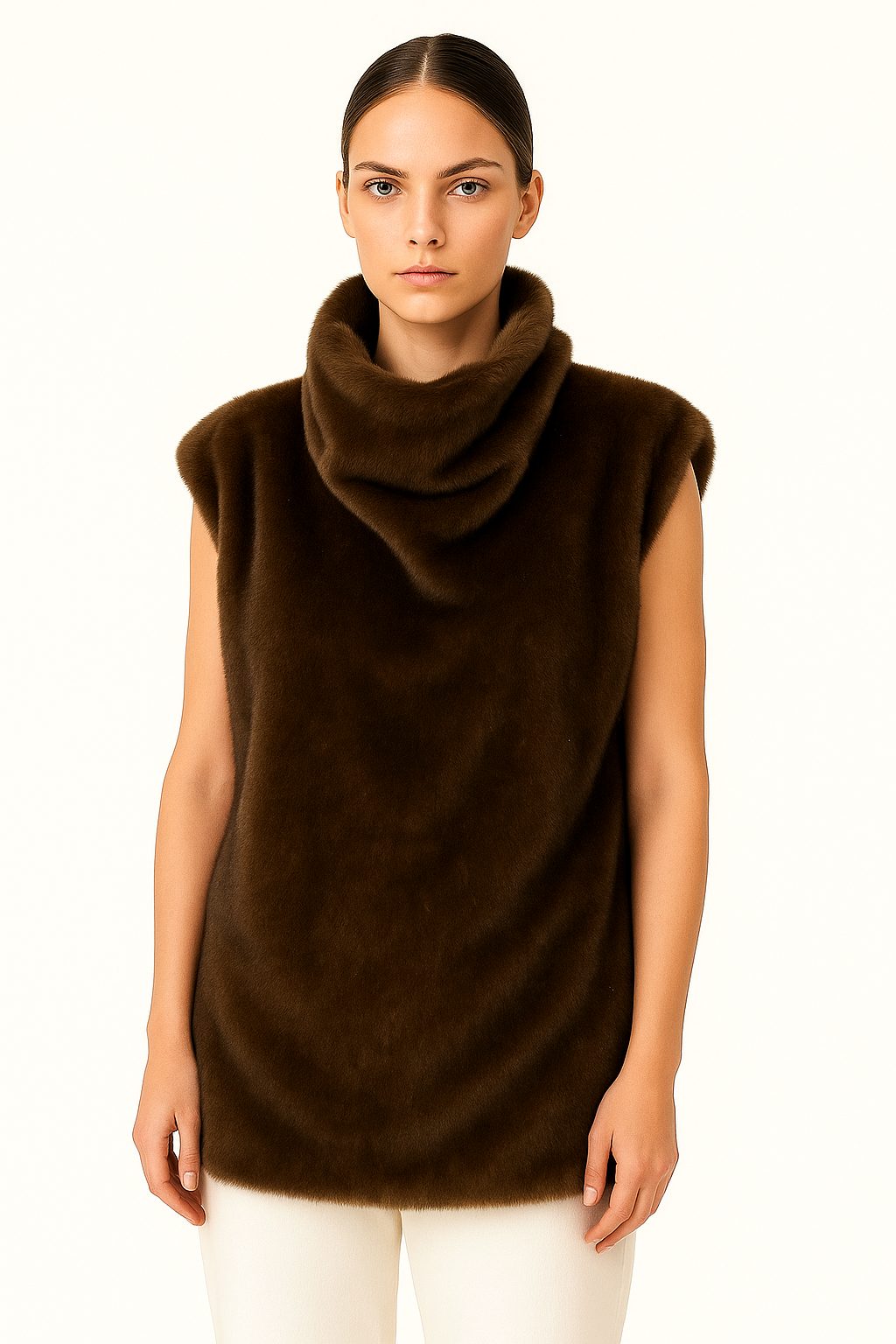 Dorothea faux fur vest