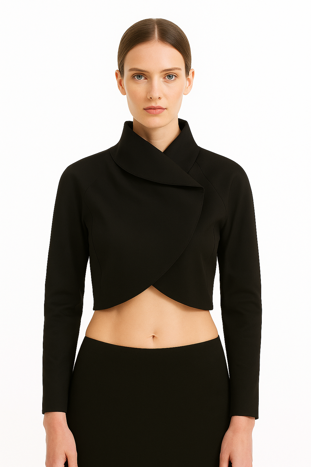 Cotton cropped jacket