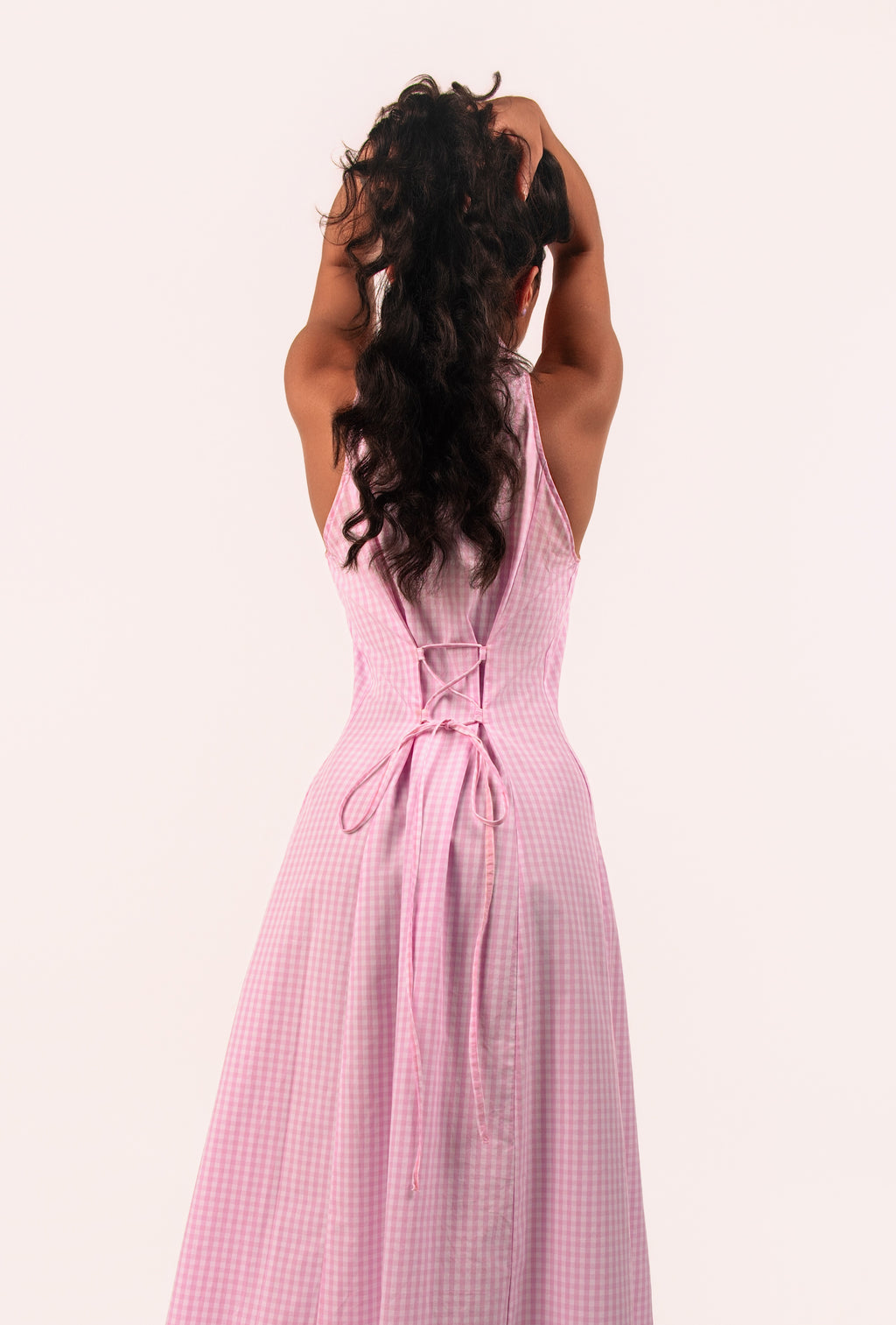 Rivka Cotton Plaid Dress