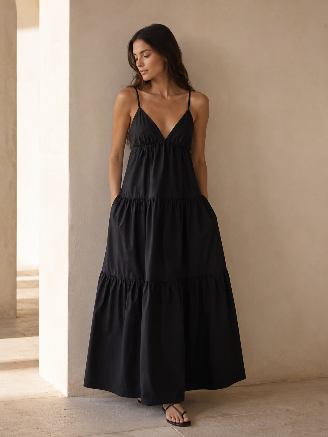 Luna Maxikleid - Baumwolle