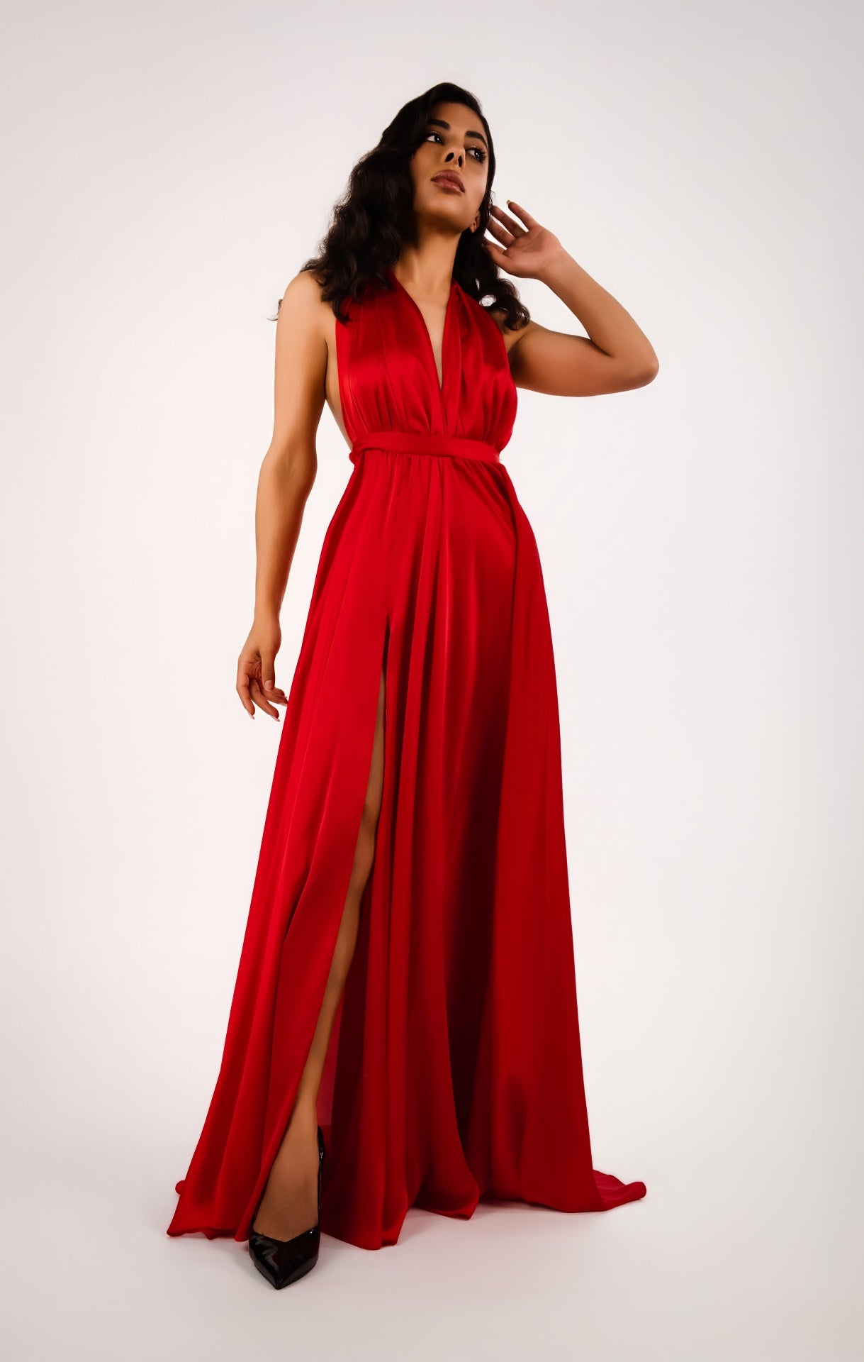 Cassandra silk dress