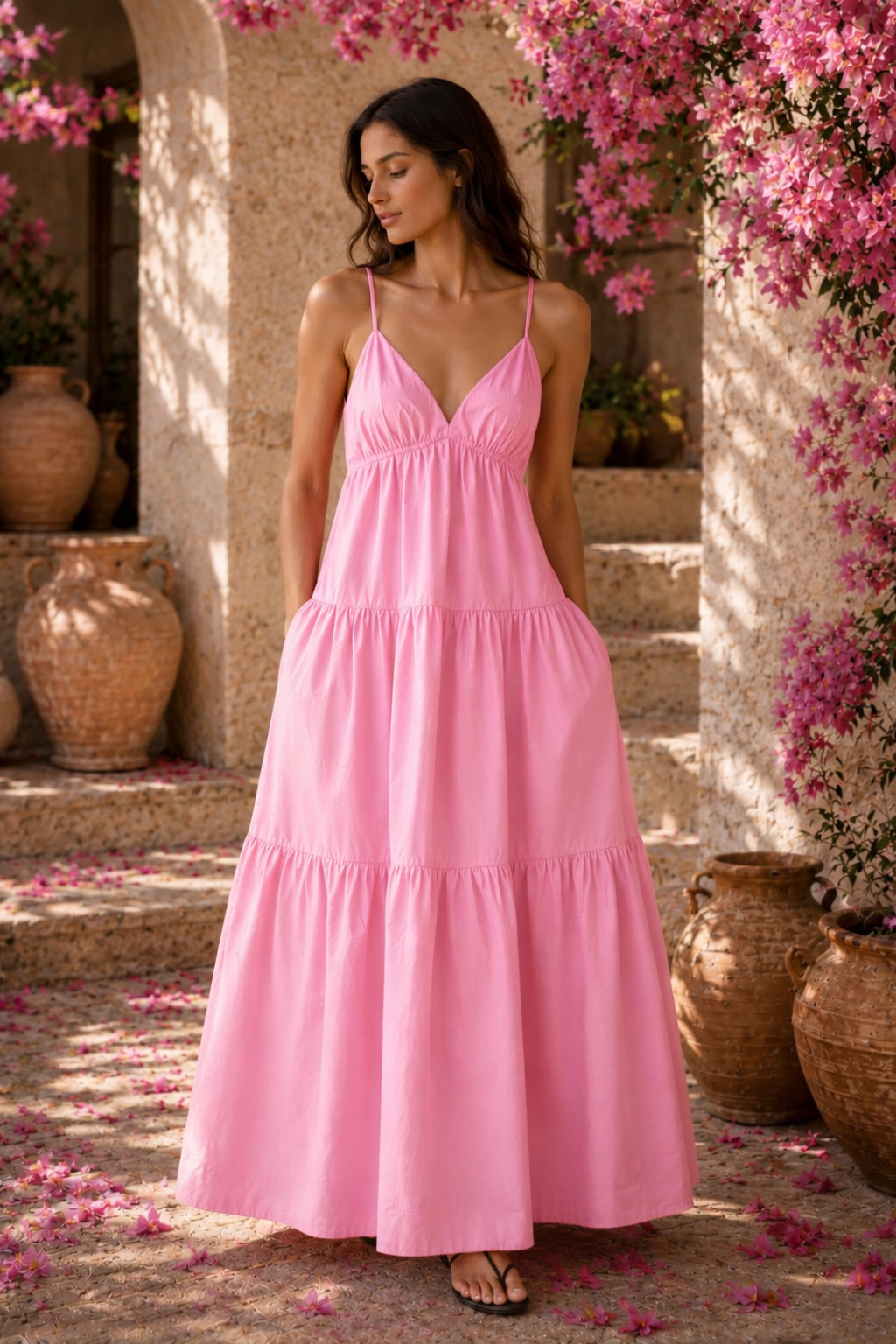 Livia Maxikleid - Baumwolle
